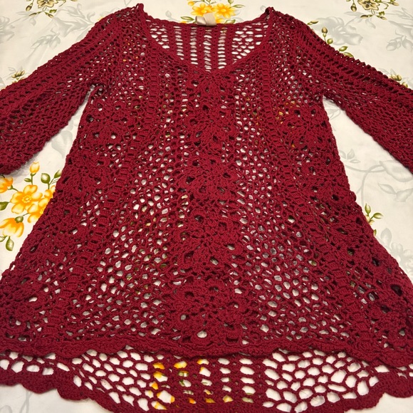 Forever 21 Size S Crochet Blouse - Picture 2 of 5